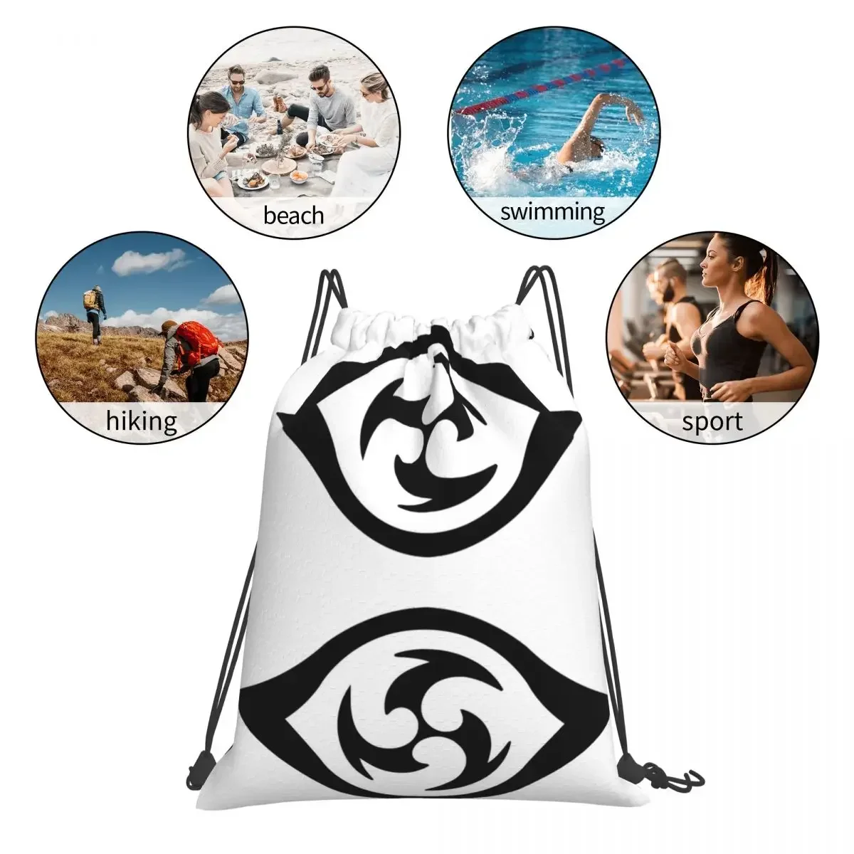 Рюкзаки Baal's Eye Of Stormy Judgement сумки на шнурке карман спортивная сумка для книг