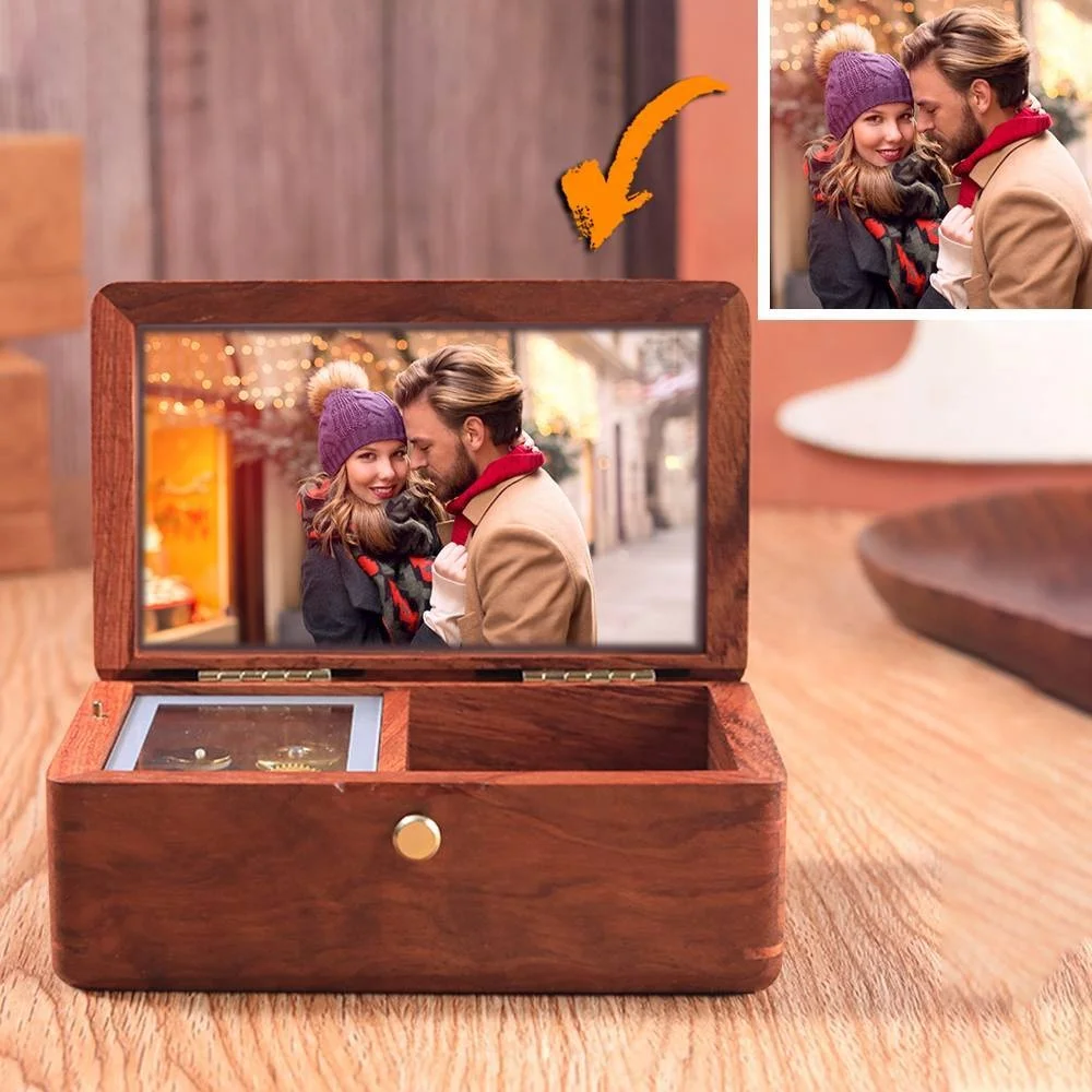 

Customize Portable Wood Music Box Wooden Fun Musical Jewelry Box For Girls