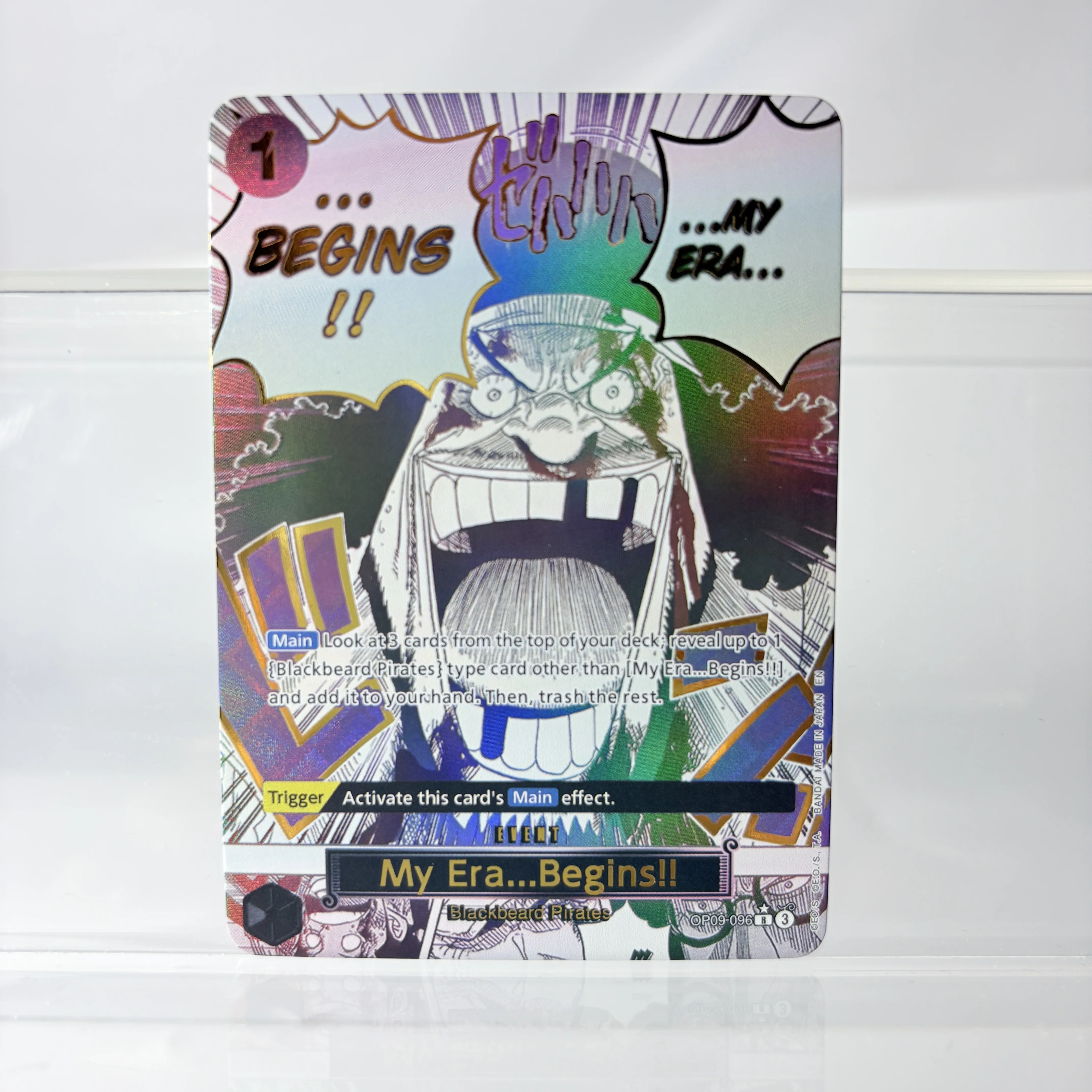 Фото Коллекционные игровые карты по аниме One Piece: классические одиночные карты в стиле комиксов — Divine Departure/Boeuf Burst/Cross Guild/Grond Death Proxy Cards №1