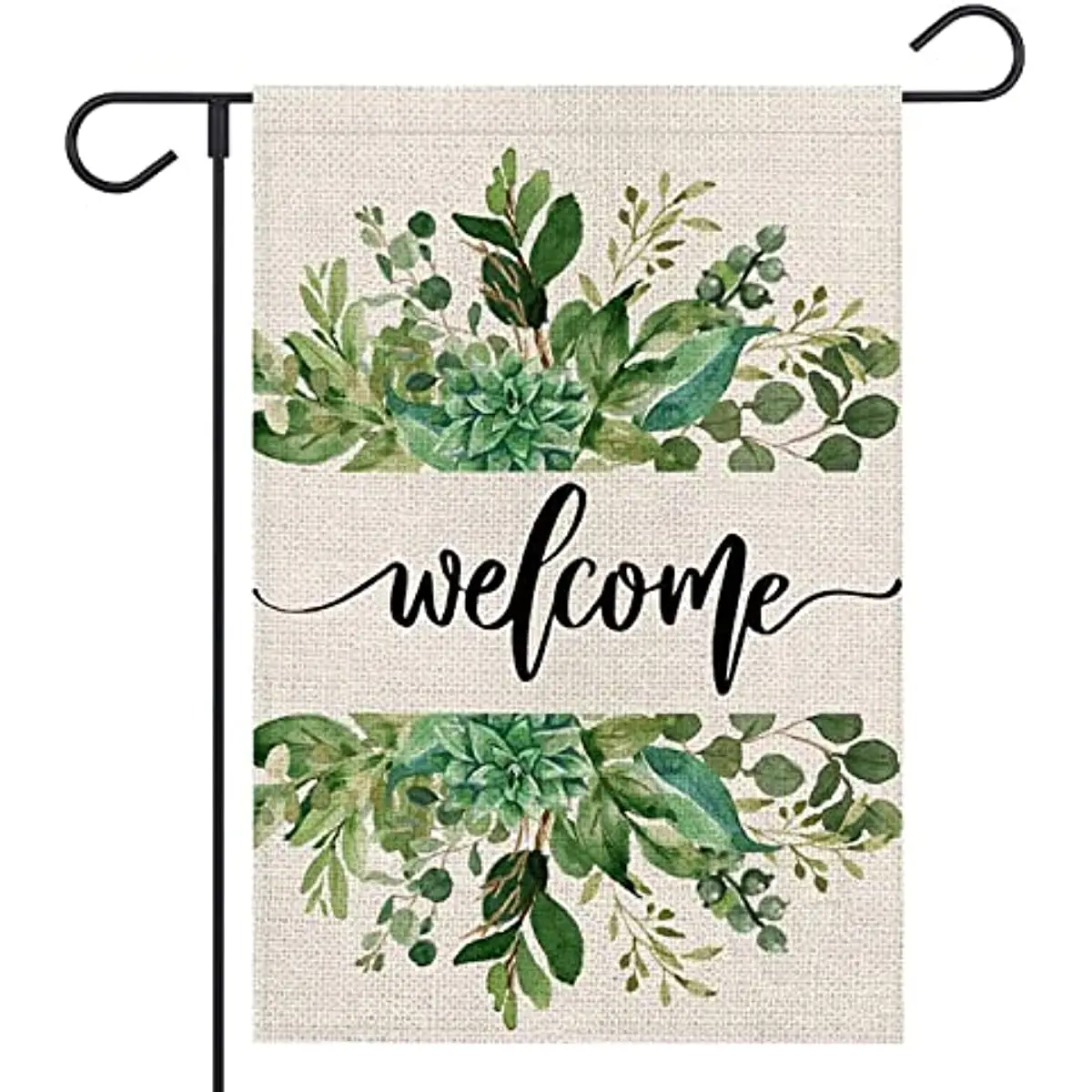 

Весенний Садовый флаг Добро пожаловать, двусторонний маленький вертикальный флаг из мешковины, летний двор, цветочный сезонный внешний дек...