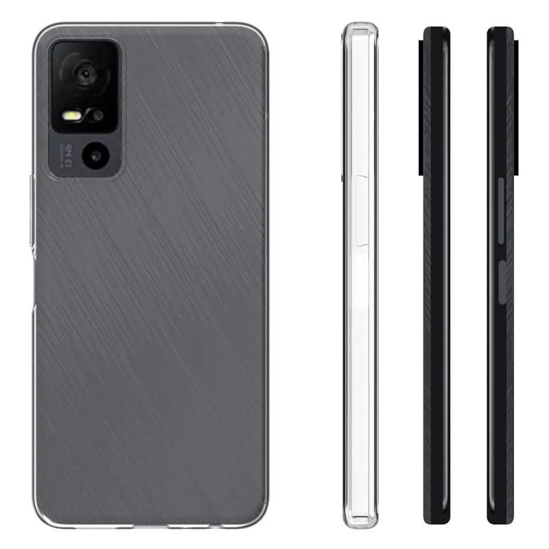 Чехол TCL 40 XE 40XE 5G ультратонкий силиконовый прозрачный матовый мягкий чехол из ТПУ