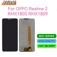 tested 6 2 lcd for oppo realme 2 lcd display screen touch panel sensor digitizer assembly for rmx1805 rmx1809 lcd display