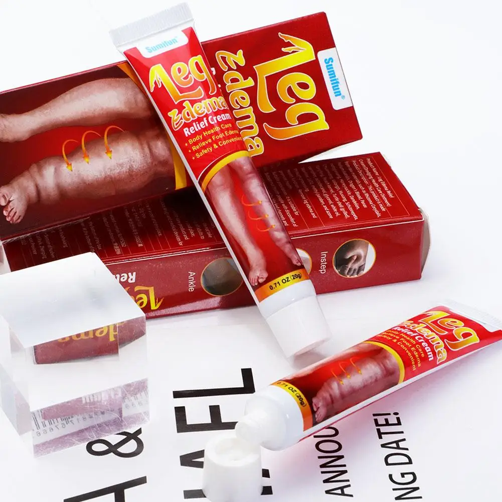 20 г крем для облегчения ног при кровообращении массажный от отеков опухания и