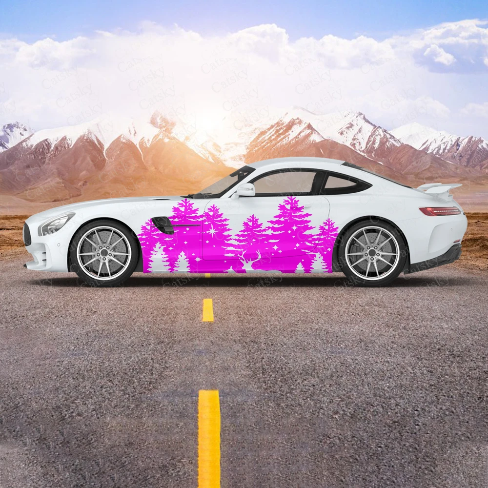 2 шт./набор автомобильные наклейки на дерево