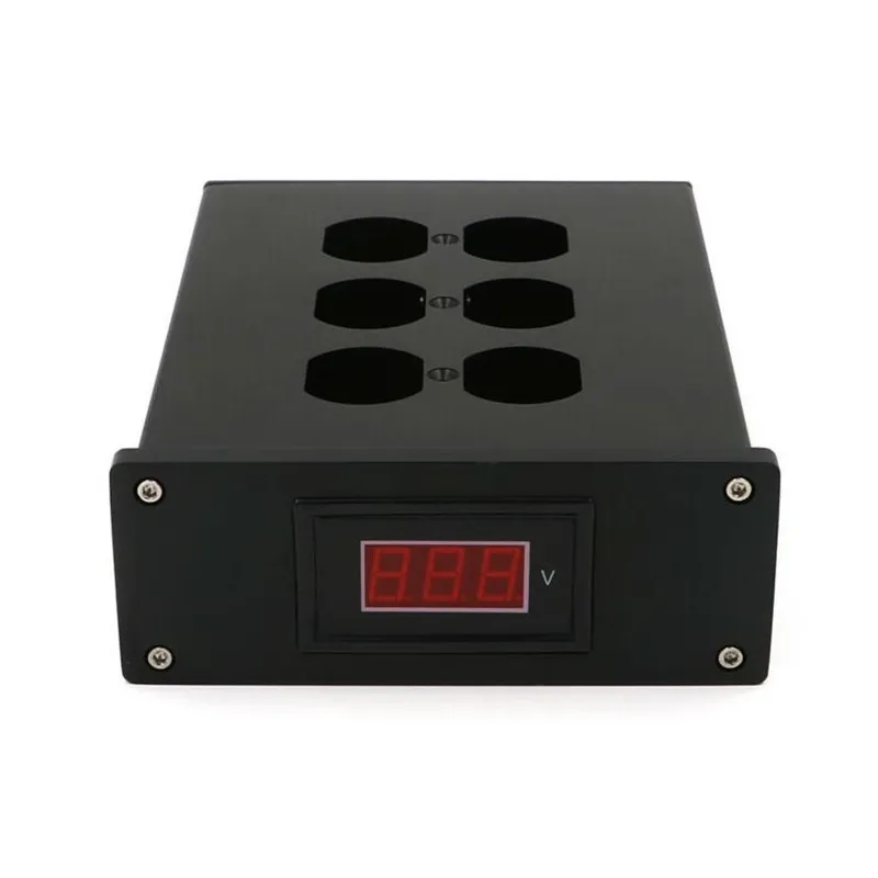 

BZ1506 All Aluminum Power Socket Chassis American Standard Power Shell DIY Case With Digital Display