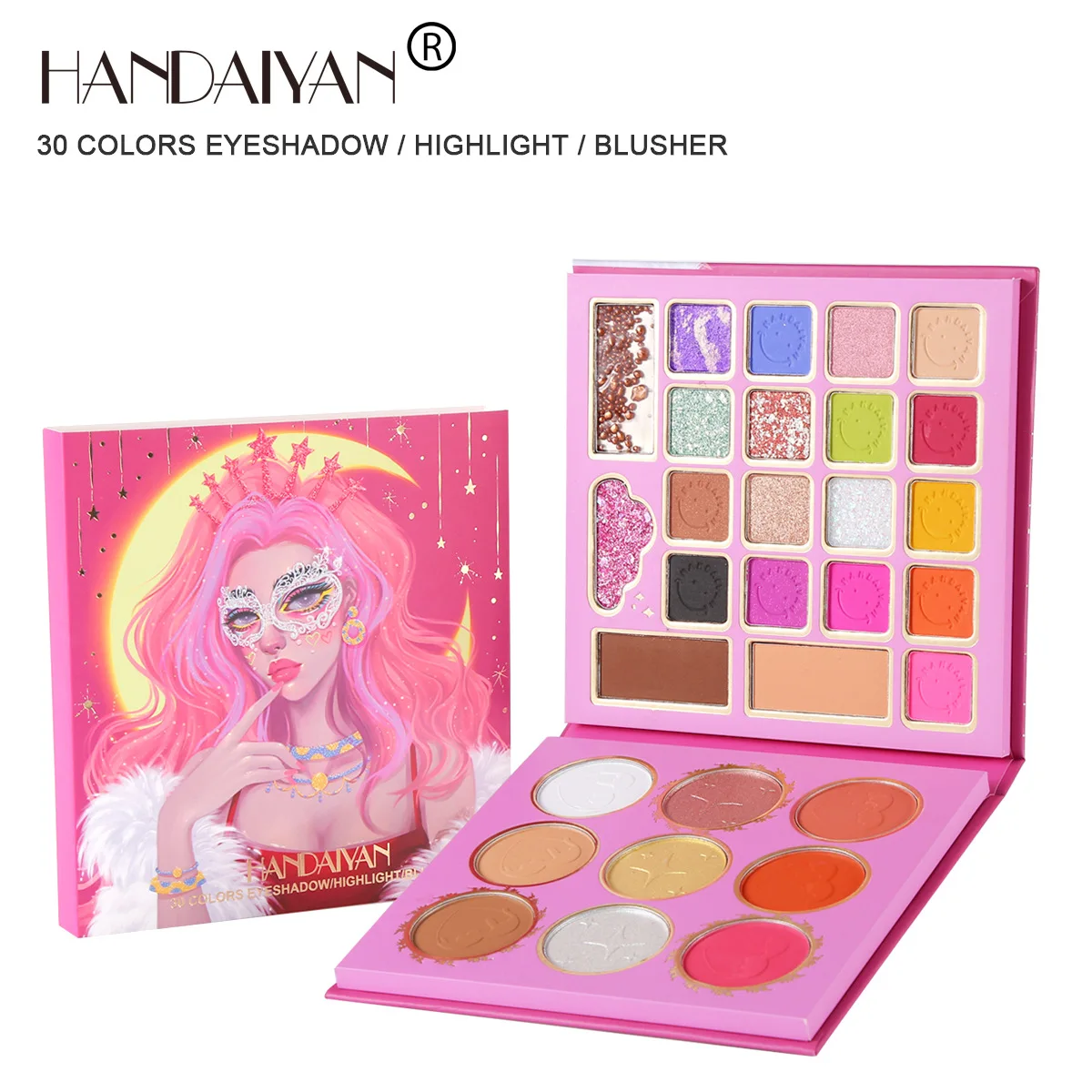 

Eye Shadow Palette Matte Glitter Green Eyeshadow Neon Nude Red Eye Shadow Pigments Shadow Professional Makeup Palette 30Colors