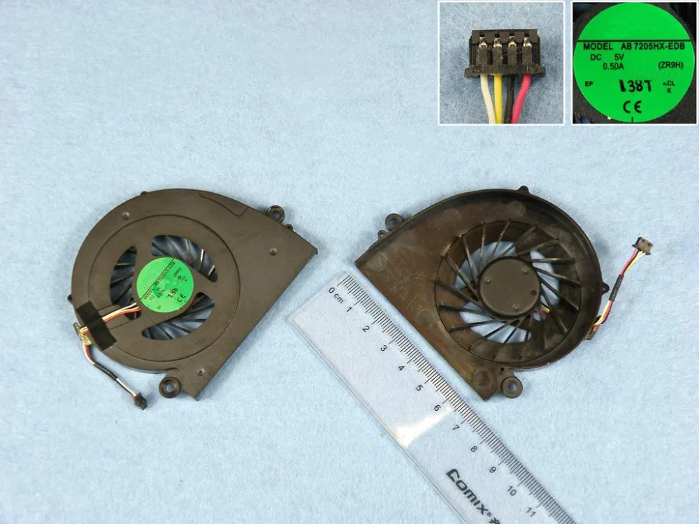 

New Laptop Cooling Fan For Acer Travelmate 8572 8572Z Original PN AB7205HX-EDB CPU Cooler Radiator