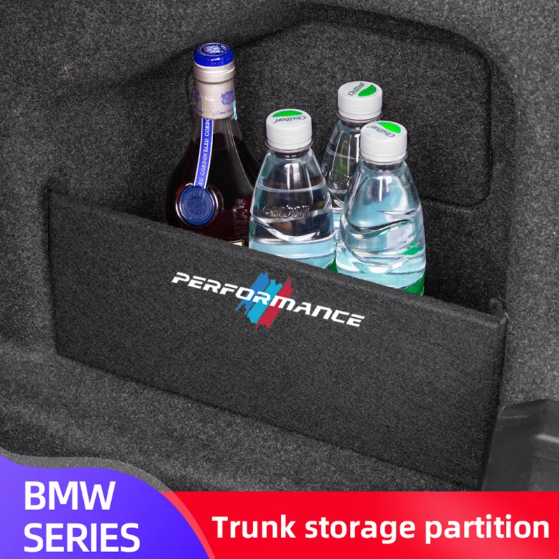 

Car Trunk Sides Storage Partition for BMW G20 G30 F10 F15 G06 F30 G02 G08 X3X4 F25 F26 G01 F48 Series 3 5 6 7 Series G11 G12 G32