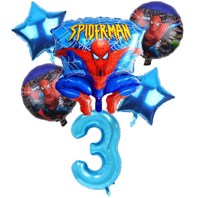 Набор воздушных шаров из алюминиевой пленки Человек-паук |