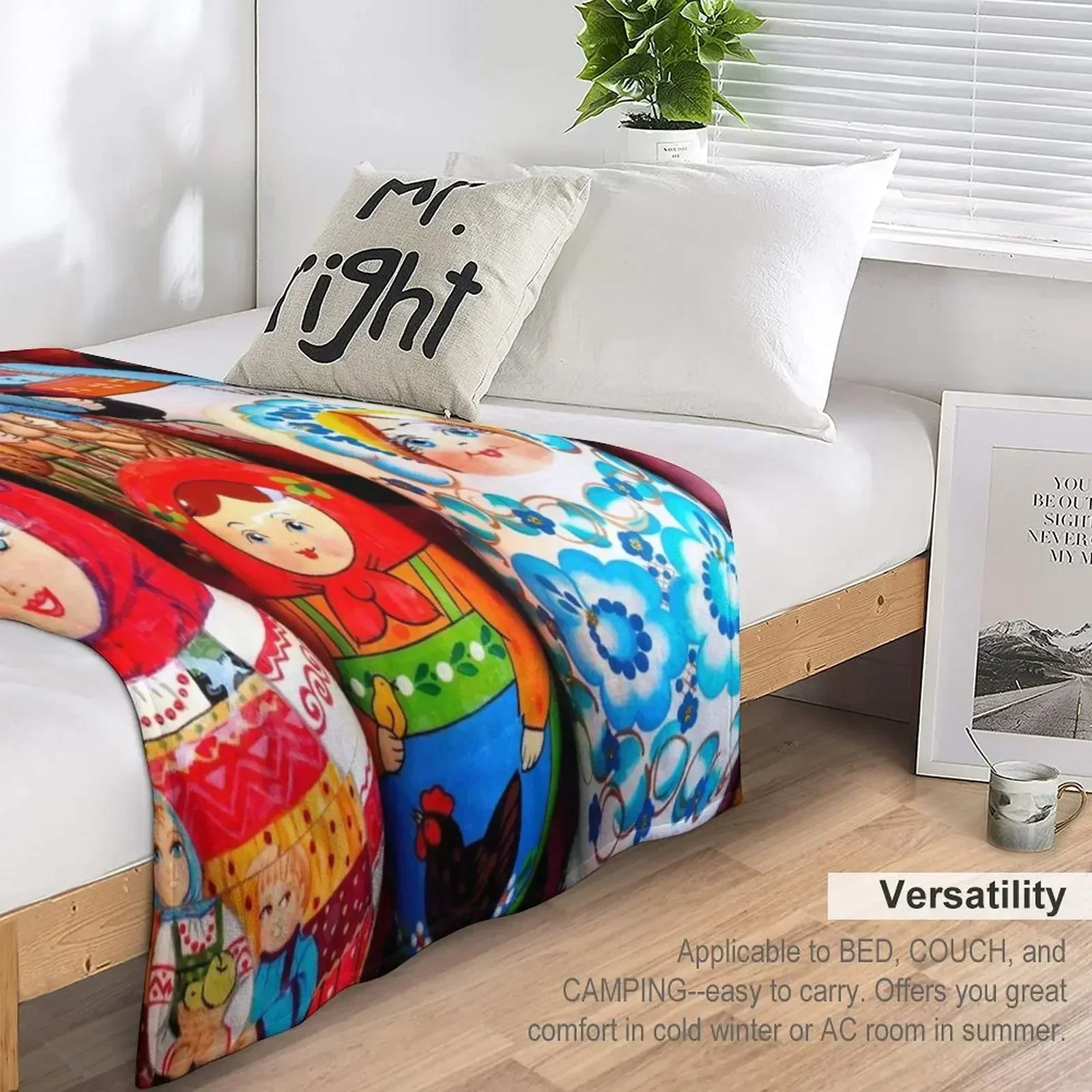 Новое одеяло Matrioska летние роскошные дизайнерские мягкие плюшевые плед-одеяла