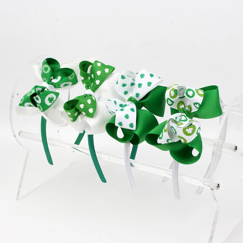 Ободок на голову в стиле Дня Святого Патрика для маленьких девочек ободок волос