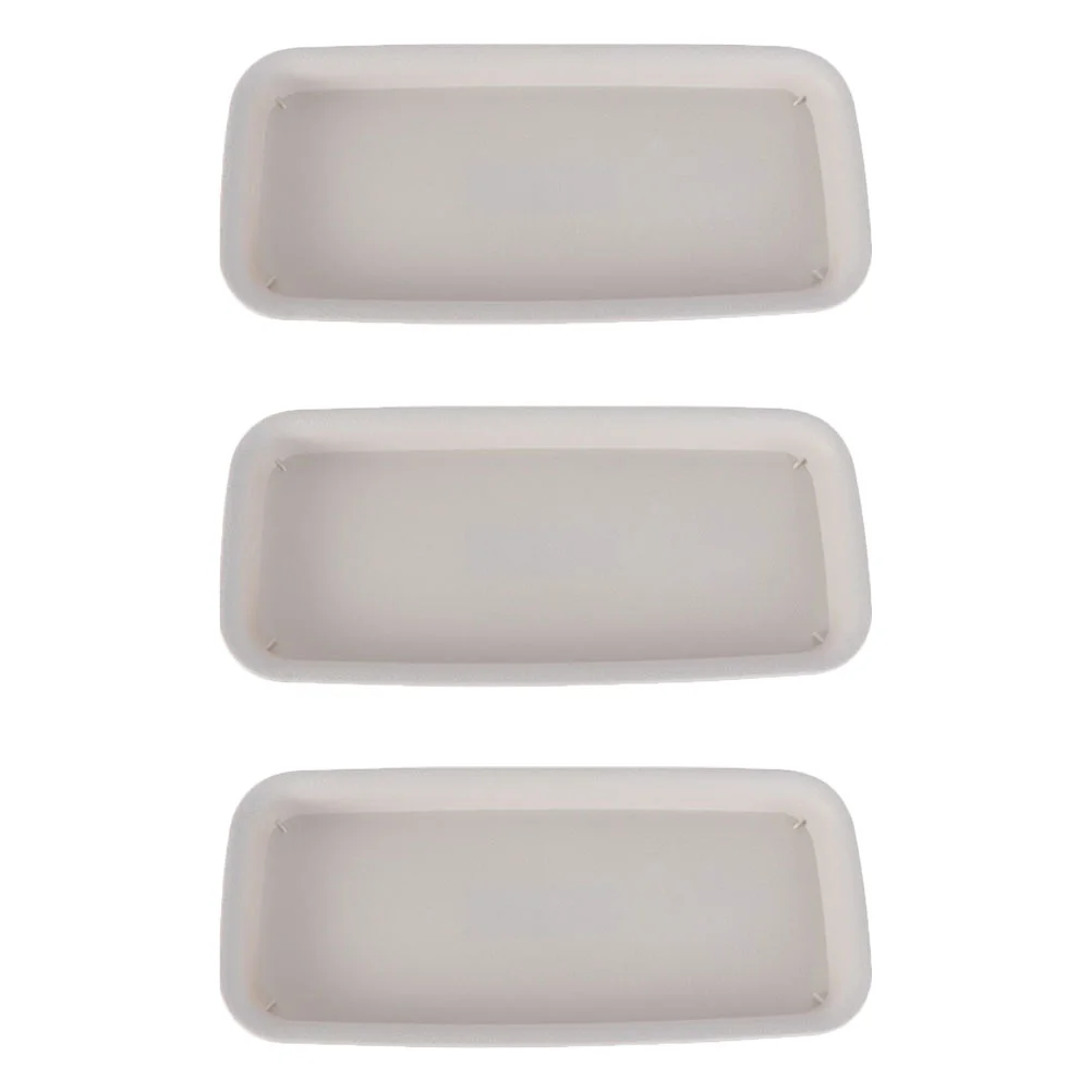 

3pcs Plastic Flowerpot Holders Balcony Pot Water Trays Simple Gardening Trays