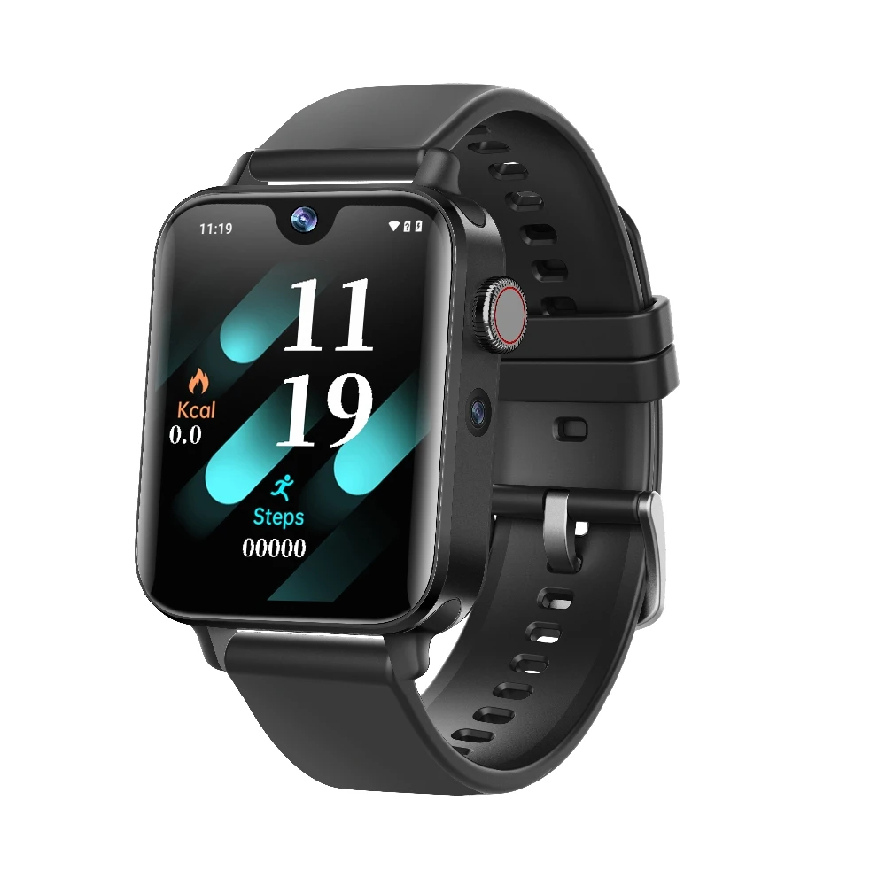

4G SIM Card Android GPS SpO2 Heart Rate Body Temperature Digital Smart Health Watch