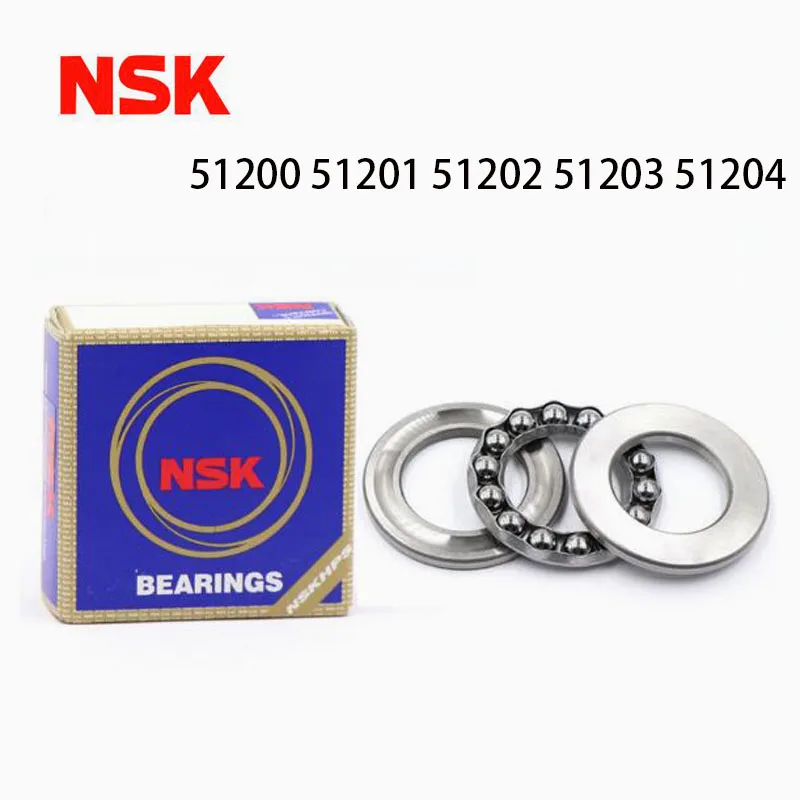 

Free Shipping Japn NSK Thrust Ball Bearing 51200 51201 51202 51203 51204 51205 2022 Hot Sales