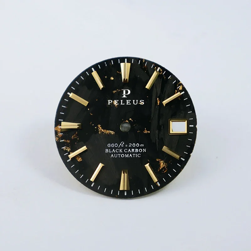 Циферблат из углеродного волокна Peleus для NH35/34 28 5 мм MOD