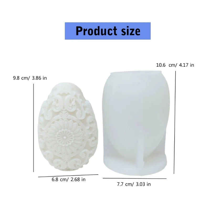 Эстетические цветочные резные силиконовые формы для свечей шоколадной помадки