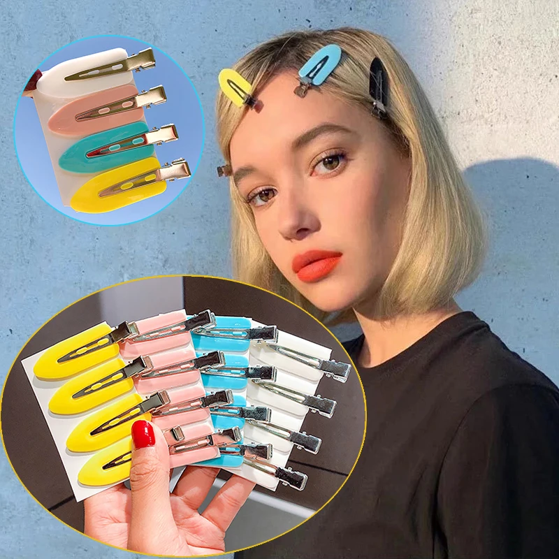 

2Pcs/Set Beauty Salon Seamless Hairpin Professional Styling Hairdressing Makeup Tools Hair Clips For Women Girl Headwear