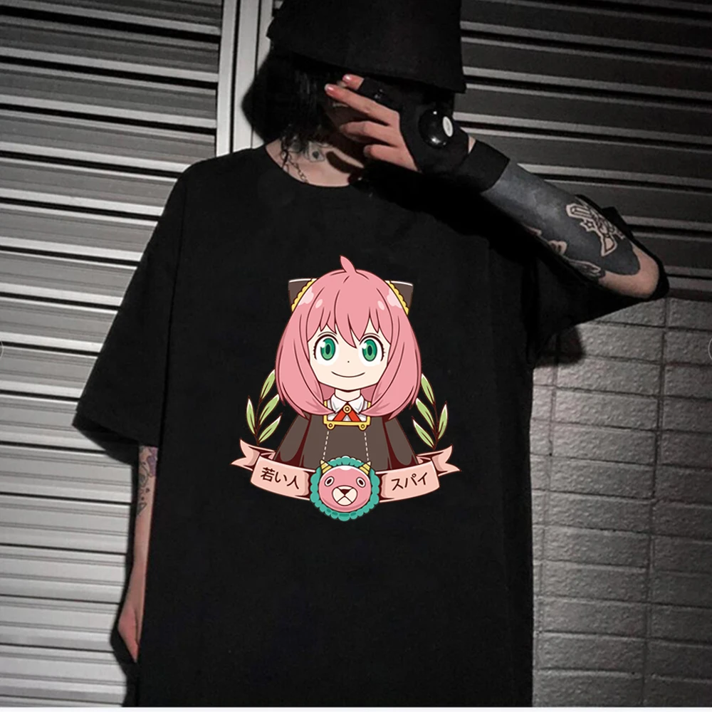 

Spy X Family Hot Anime T-Shirt Man Woman Round Neck Short Sleeves Harajuku Streetwear
