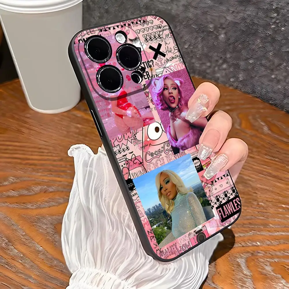 Силиконовый чехол для телефона с принтом певицы Doja Cat Scarlet 15 Pro Max iphone 14 16 12 Plus 13 11 Xr X