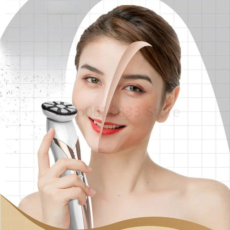 RF Skin Rejuvenation Instrument RF Vibration Home Beauty Instrument EMS Phototherapy Skin Rejuvenation Introduction Instruments
