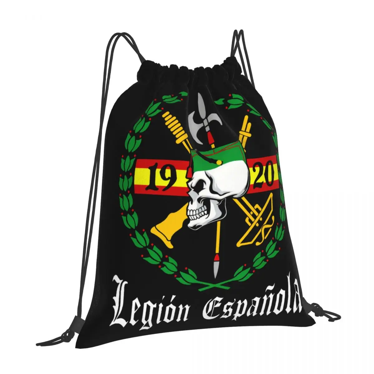 

Spanish Legion Army Soldier Legion Espanola Drawstring Bags Shoes Bag Shoulder Bag Schoolbag Women Men Sport Gym Sackpack