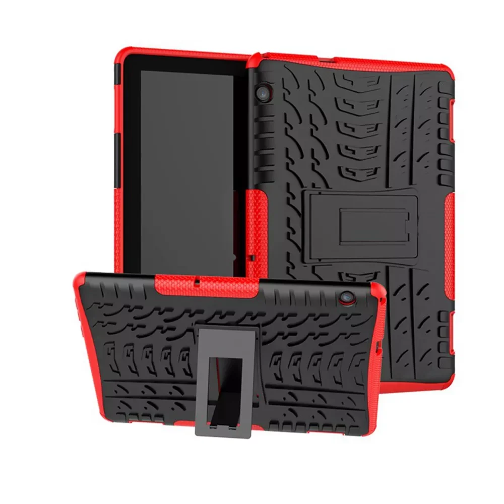 

Case for Huawei MediaPad T5 10 AGS2-W09 L09 L03 W19 case T5 10.1 inch Tablet TPU+PC Shockproof Tablet Stand Armore Case