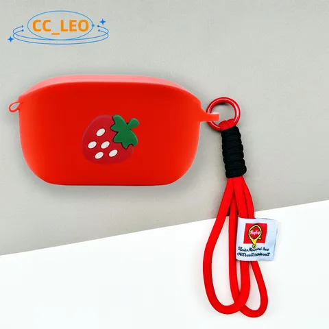 Чехол для JBL Wave Buds, милый поросенок, ремешок с подвеской, силиконовый мягкий чехол JBL Wave Buds, противоударный защитный чехол