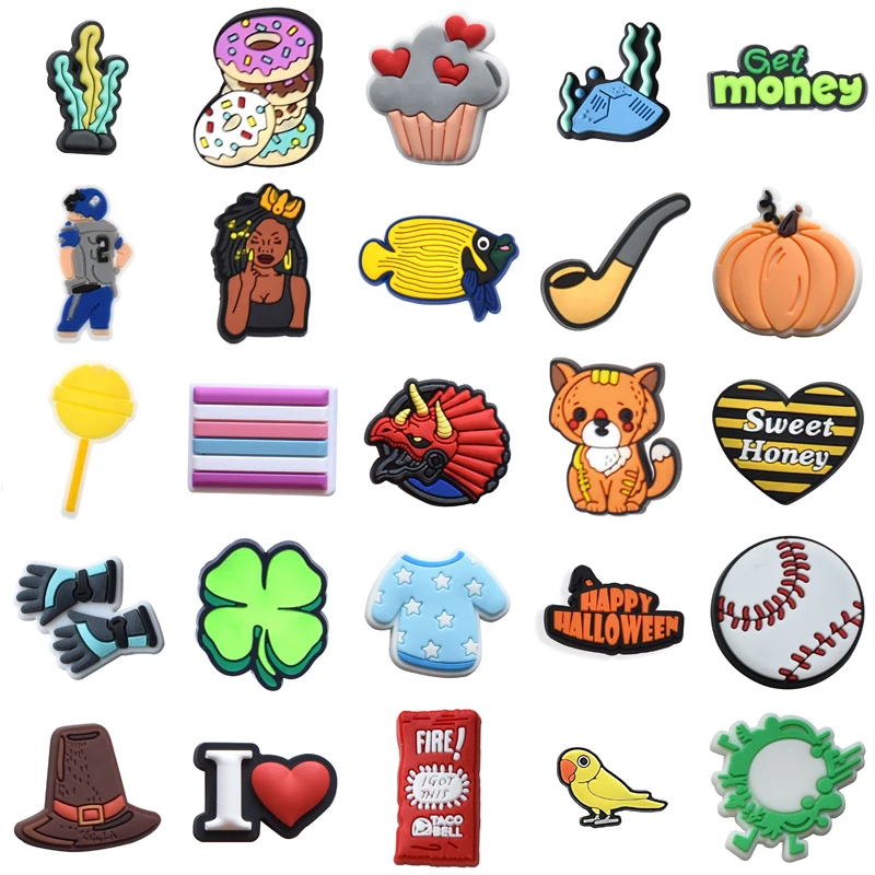 

Wholesale Bulk Packs Shoes Accessories Decorations for Crocs Women Charm Gifts Kids Shoe Charms Boy Girl Para Pins Set Jeans Men