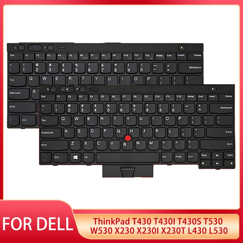 Новая клавиатура для ноутбука Lenovo ThinkPad T430 T430I T430S T530 W530 X230 X230I X230T L430 L530 США 04X1315