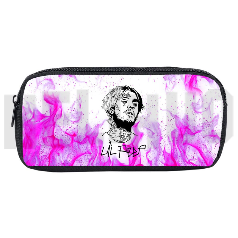 Модные искусственные косметички в стиле аниме Подростковый карандаш 3D хип-хоп Lil