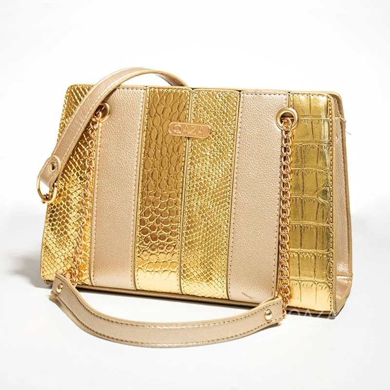 PU Luxury Fashion Brand Designer Leather Shoulder Bag for Women Hand Bag Crocodile Totes Purses Ladies Messenger Handbag