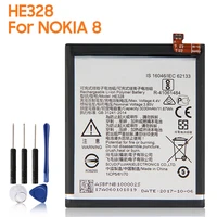 yelping he328 phone battery for nokia 8 nokia8 authentic phone battery 3030mah