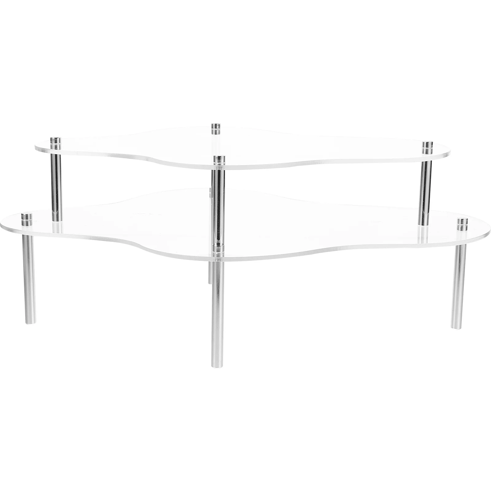 

Modern Cake Stand Large Plate Stands Dessert Table Clear Acrylic Holder Wedding Reception