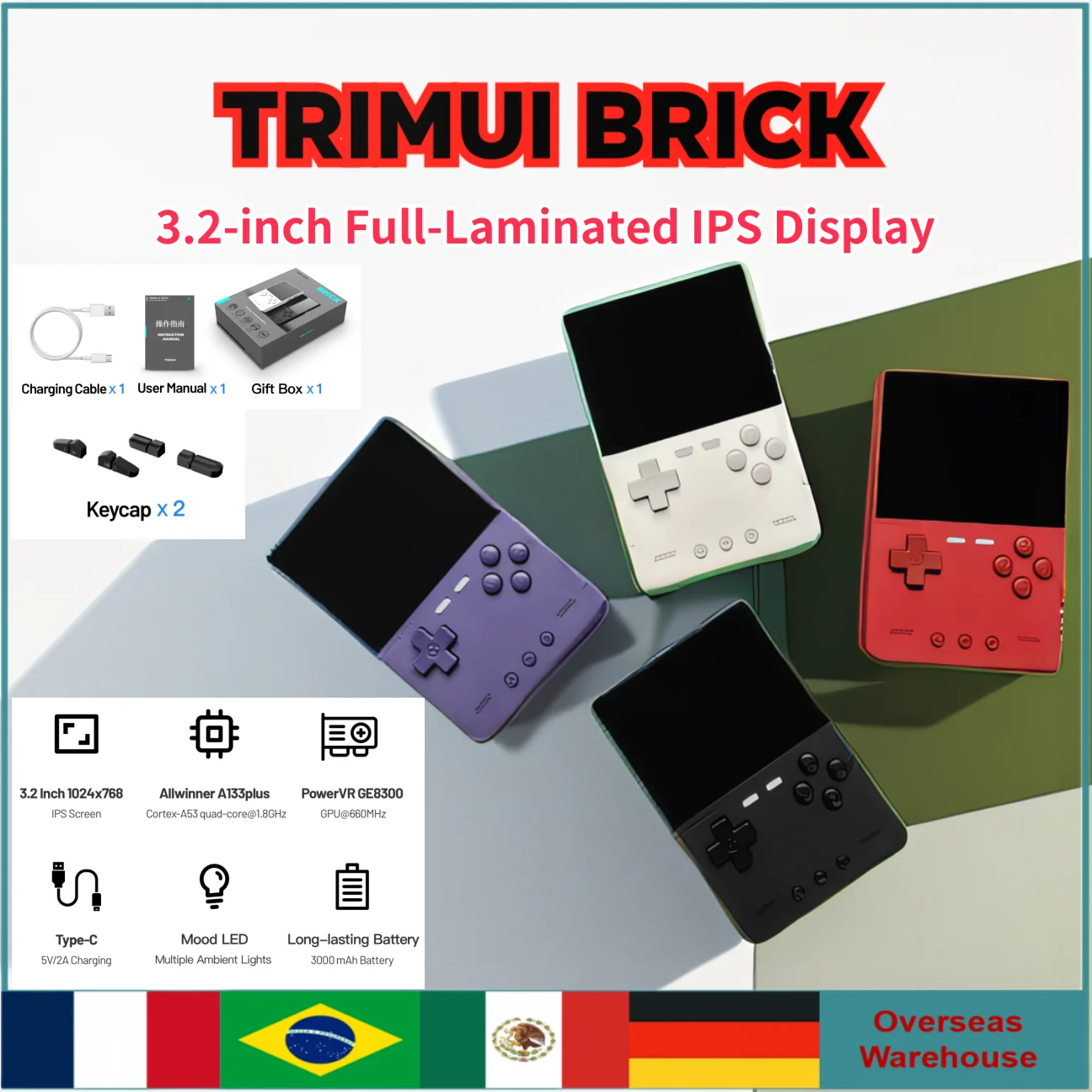 Портативная игровая консоль Trimui Brick