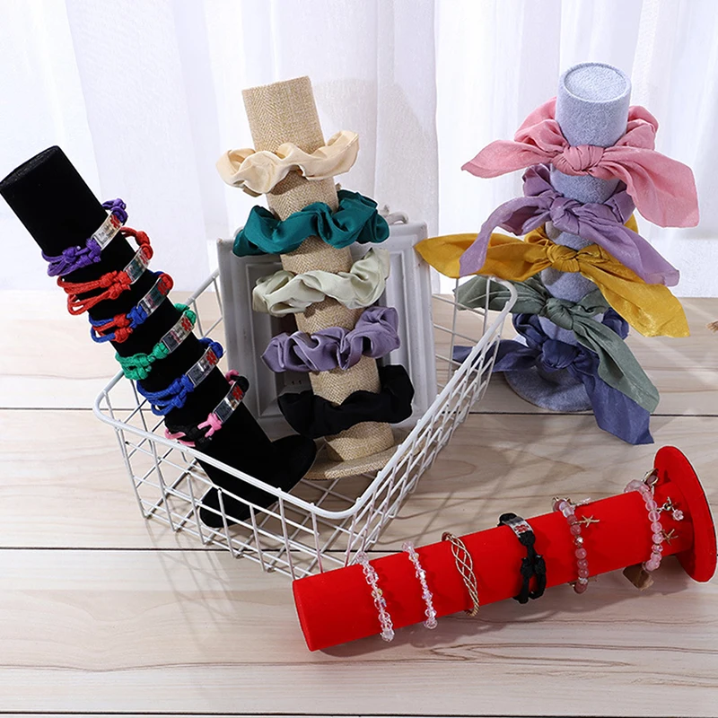 

Scrunchie Holder Stand Girl Hair Tie Holder Jewelry Bracelet Watch Display Stand
