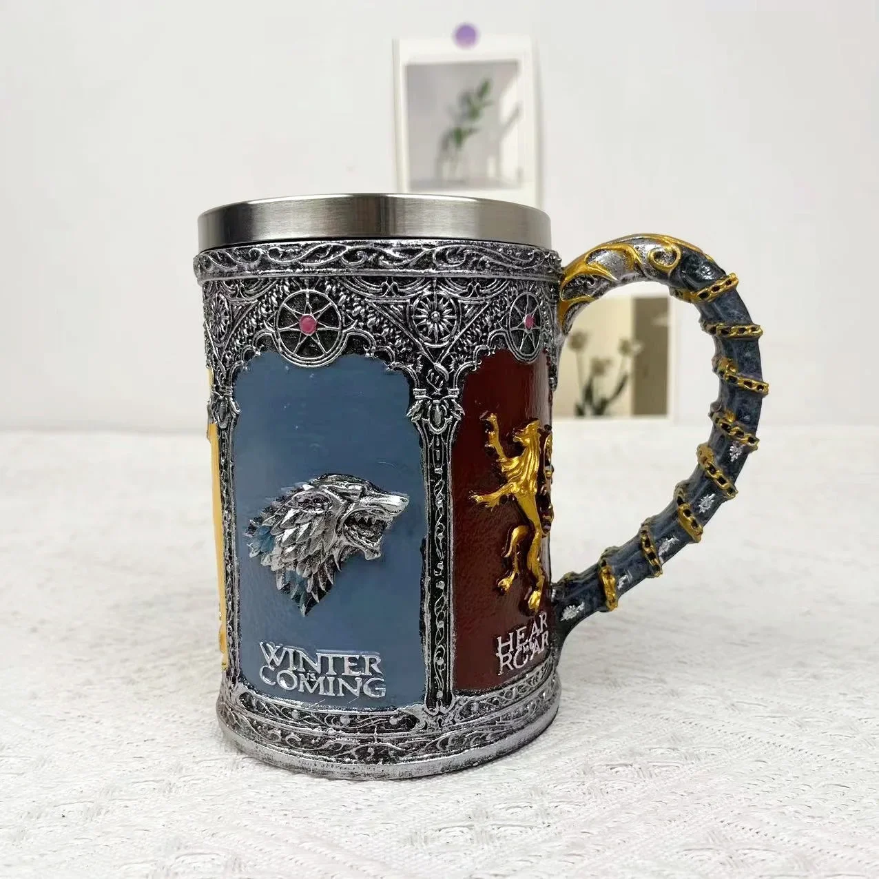 Товары для фильмов и телевидения с льдом огненной песняю чашка на высокой ножке