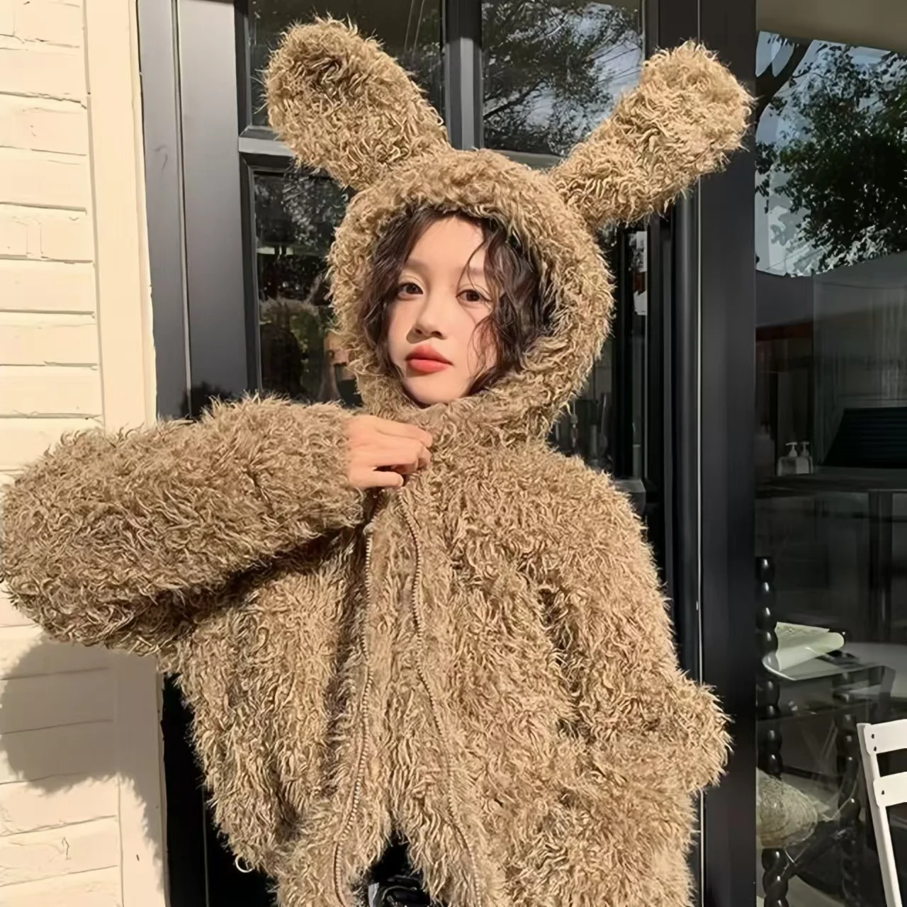 Женская шуба из искусственного лисьего меха длинная куртка пальто женские топы с