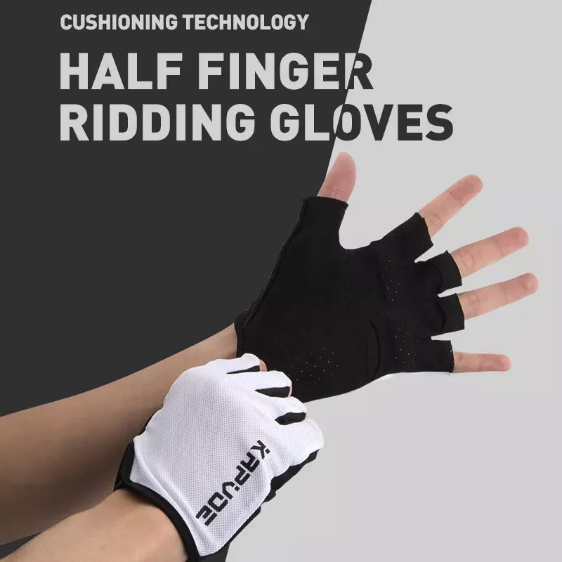 

Breathable Cycling Gloves Half-Finger Comfortable Non-slip Mountain Road Bike Gloves Men Women Camping Hiking Glove Kapvoe