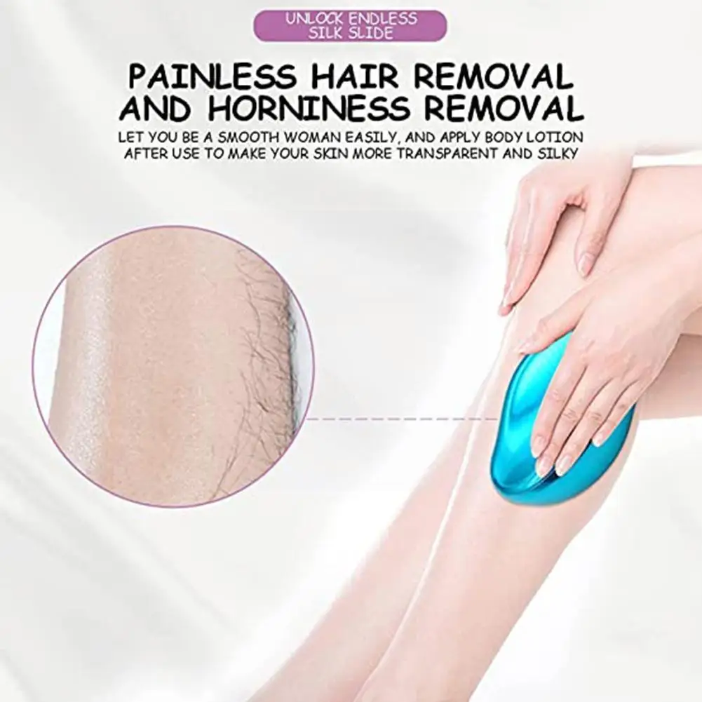 

Physical Hair Removal Glass Hair Removal Tool Painless Safe Epilator For Men Women Body Hair Can Be Washed And Used Repeate M3s9