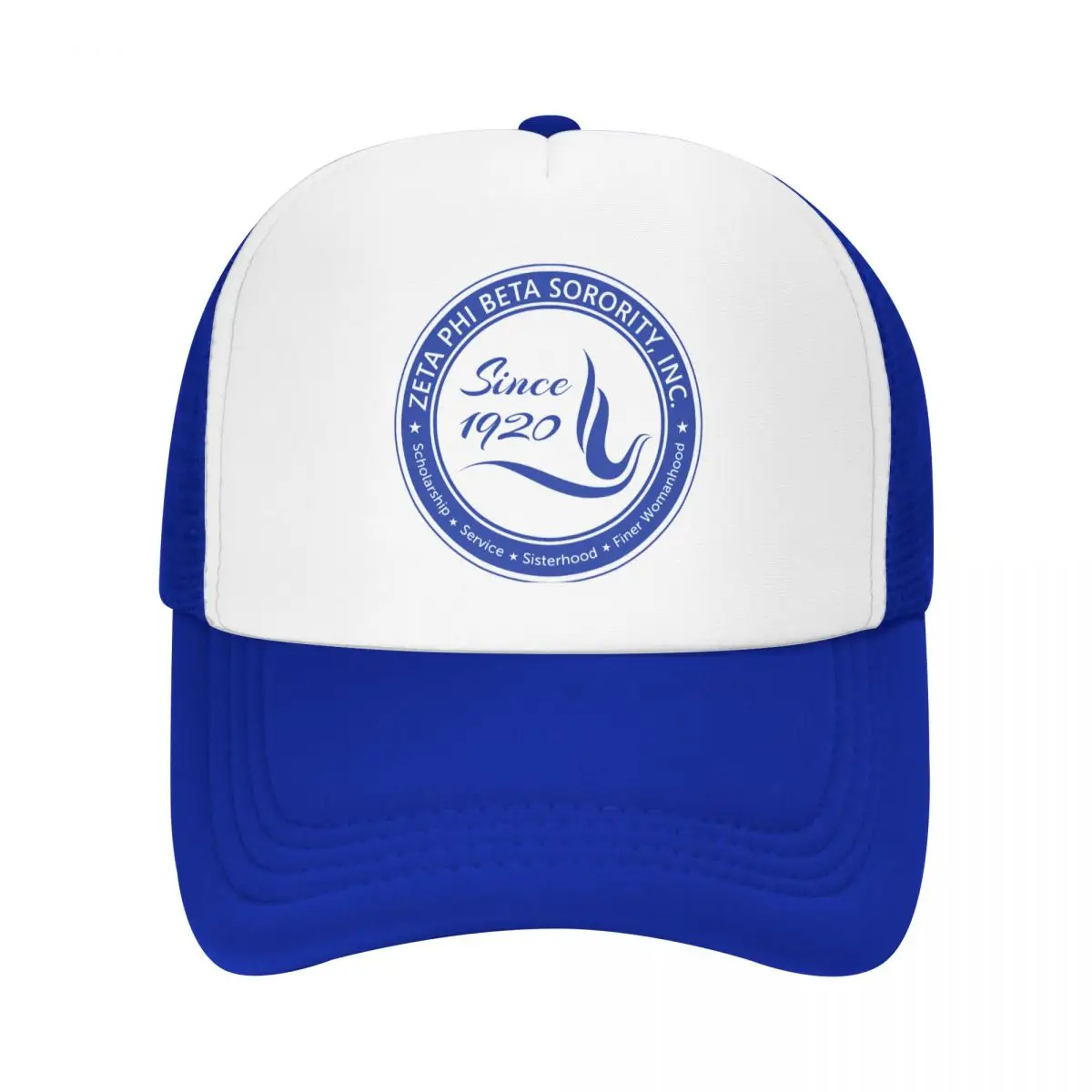 

Cool Zeta Phi Beta Trucker Hat for Men Women Personalized Adjustable Unisex Baseball Cap Summer Snapback Caps