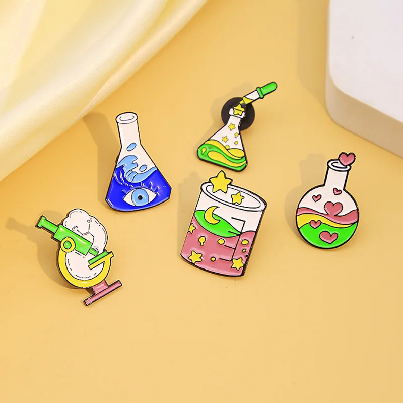 

Dear-you Creative experimental equipment combination badge fashion brooch jewelry coat hat bag accessories special badge