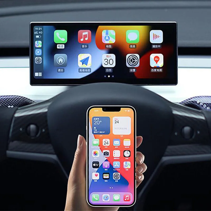 

2 Year Warranty For Tesla Model 3 Y car lcd meter instrument dashboard touch screen style console digital lcd display dashboard