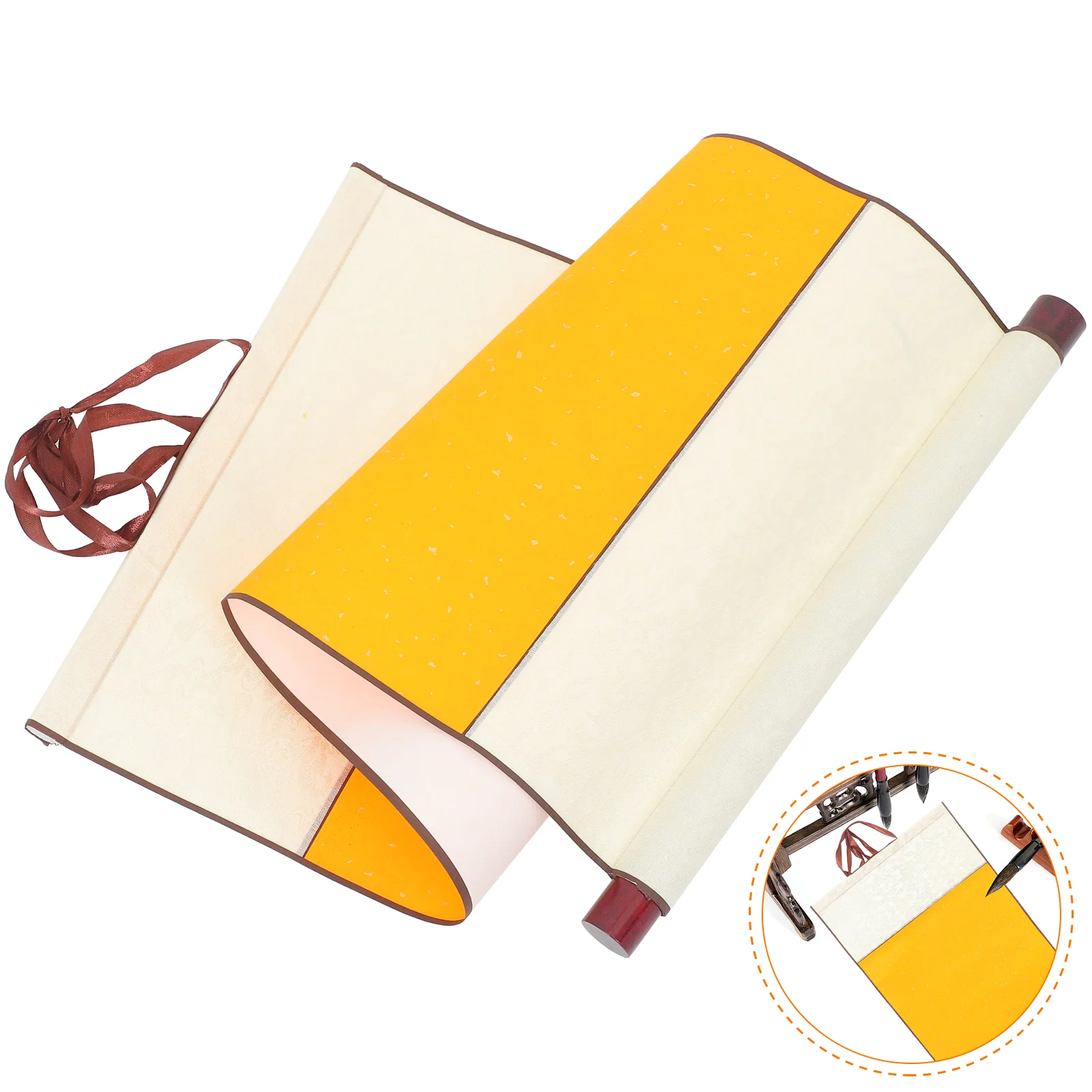 Портативный пустой свиток для рисования свитки каллиграфической бумаги товары