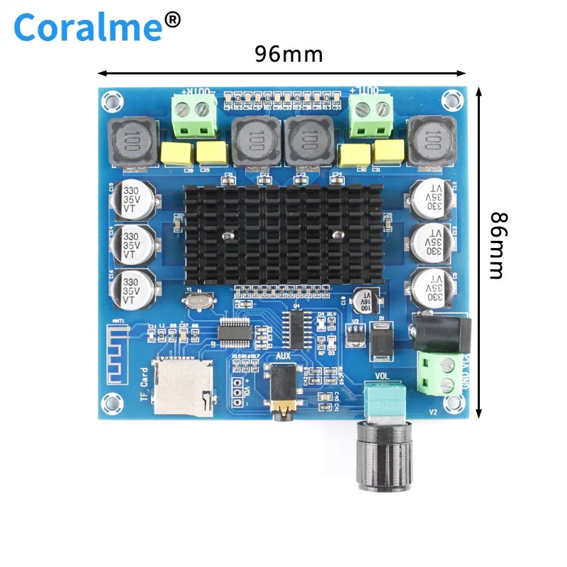 TDA3116D2 XH-A314 2X100W 100W + Плата цифрового усилителя мощности Bluetooth-совместимый 5 0 стерео