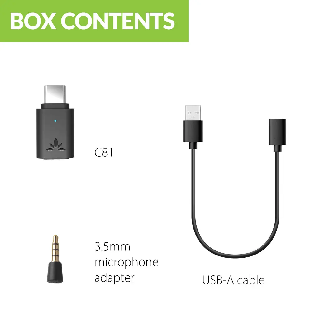 Bluetooth USB-C беспроводной аудио адаптер для подключения наушников и динамиков к PS4/5