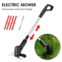 electric grass trimmer cordless lawn mower rechargeable gardening tools weed strimmer cutter handheld garden power pruning