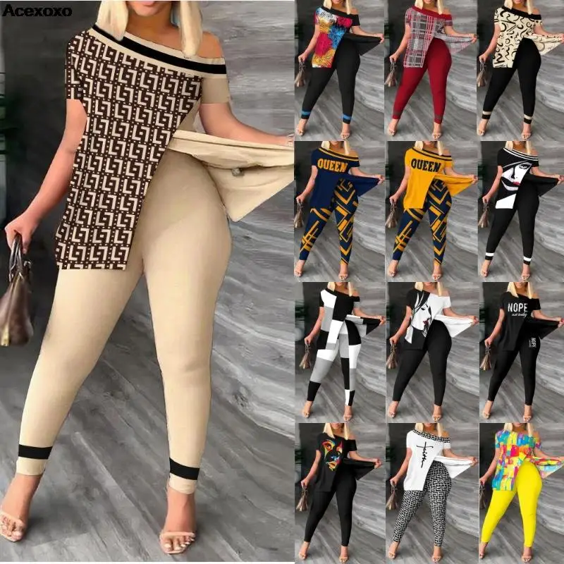 

Hot-selling style fast selling Amazon women's two-piece irregular fashion trouser suit