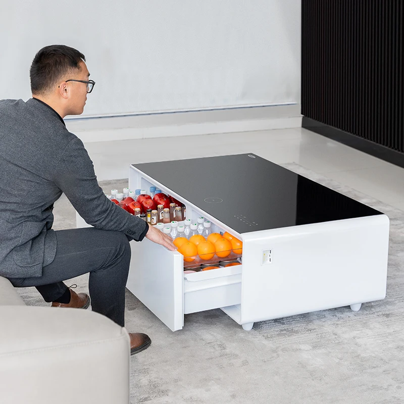 

Новый дизайн, умный журнальный столик, холодильник, современный журнальный столик со встроенным динамиком