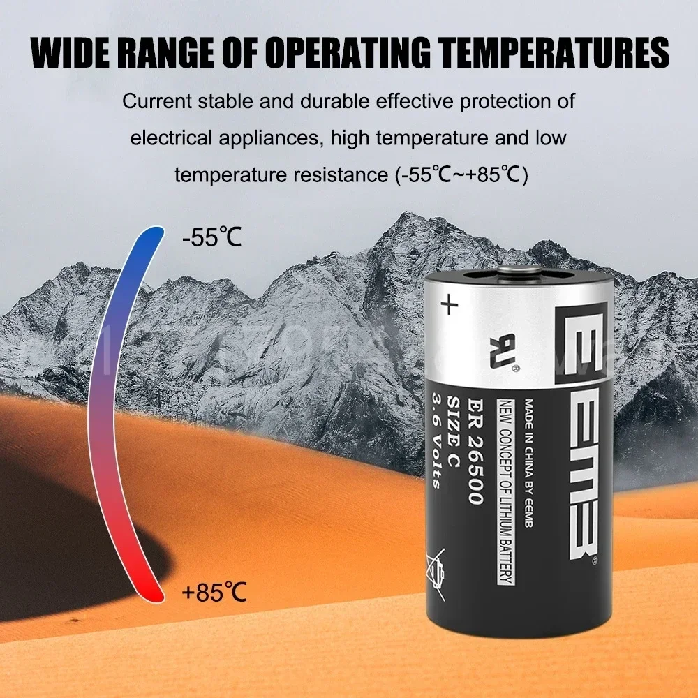 Литий-ионная батарея с большим увеличением 26500 9000 мАч для фонарика электрическая