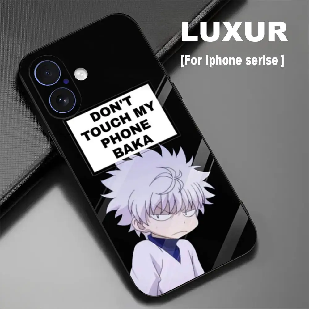 Killua Zoldyck Cool Anime Горячий чехол для телефона iPhone 16 15 14 13 12 11 X XR XS 8 Plus Mini Pro Max Мягкий